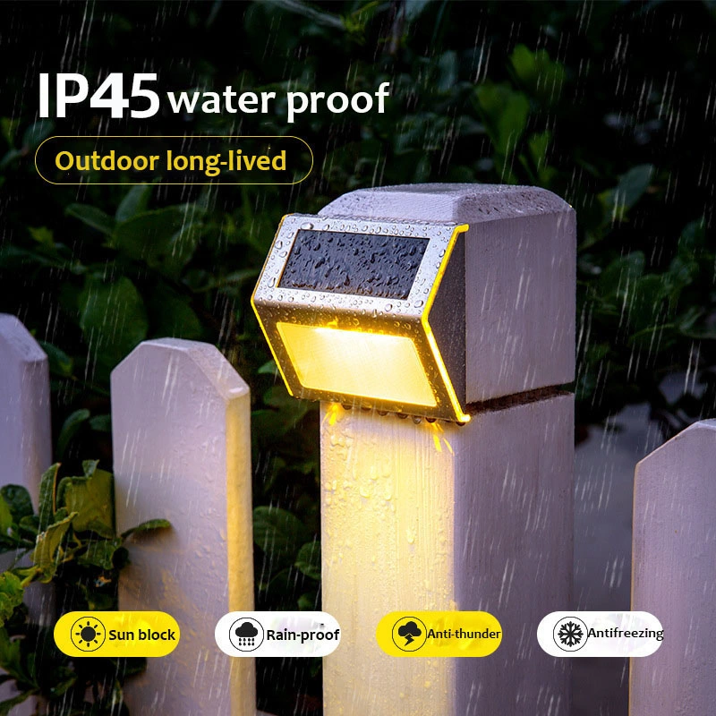 Hot Selling Modern Design LED Solar Garden Light Outdoor Rechargeable Garden Lights Waterproof for Stairs/Steps