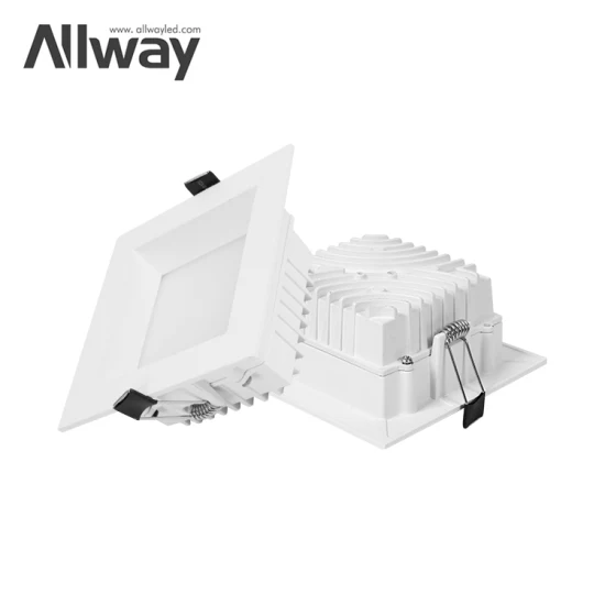 Faretto da incasso quadrato sottile a LED da incasso a parete commerciale Allway