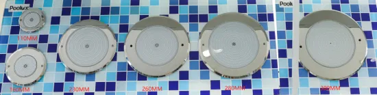 2023 Supler Slim 8mm 316ss Riempito di resina WiFi Controllo LED Luce subacquea per piscina con telecomando