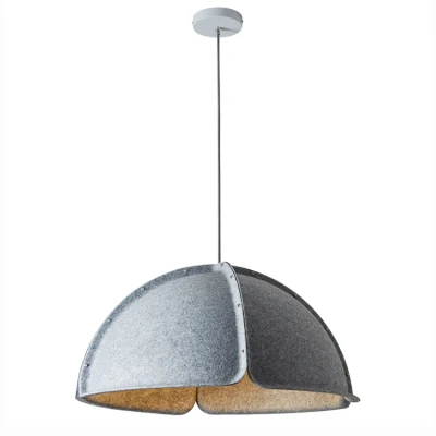 Best seller per il mercato europeo americano Scandinavo design semplice per interni modellato in feltro per animali domestici decorazione per ufficio lampadario di lusso a sospensione illuminazione a soffitto