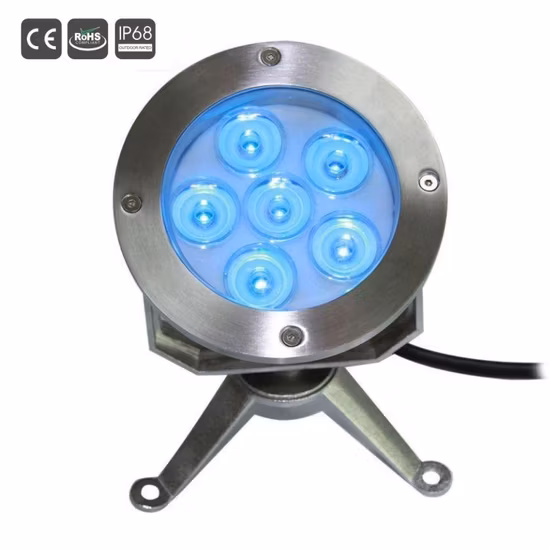 Illuminazione spot RGB 6X3w 3in1 Luce subacquea LED
